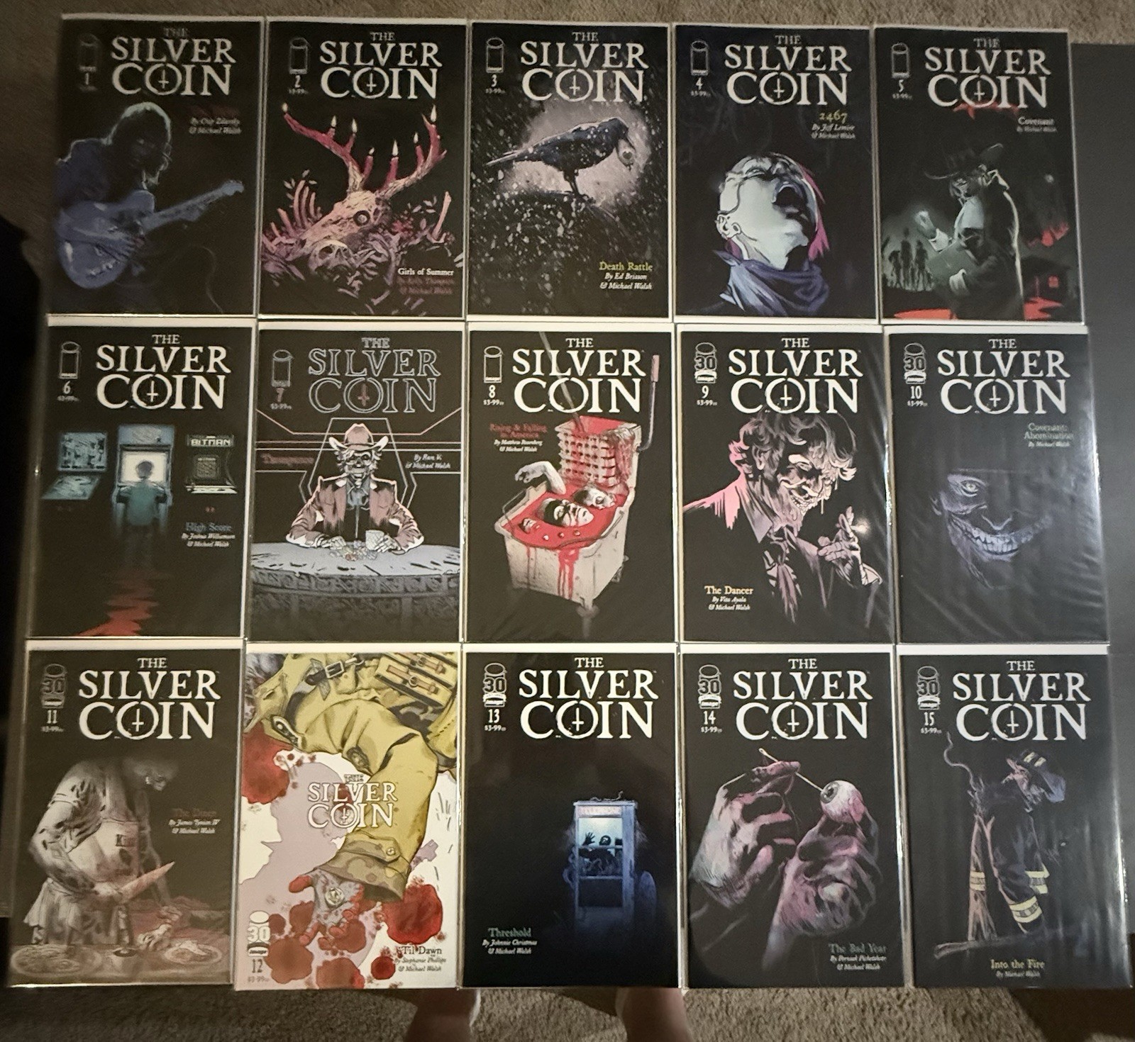 Silver Coin #1-15, Complete 2021 Image Comics Horror Series