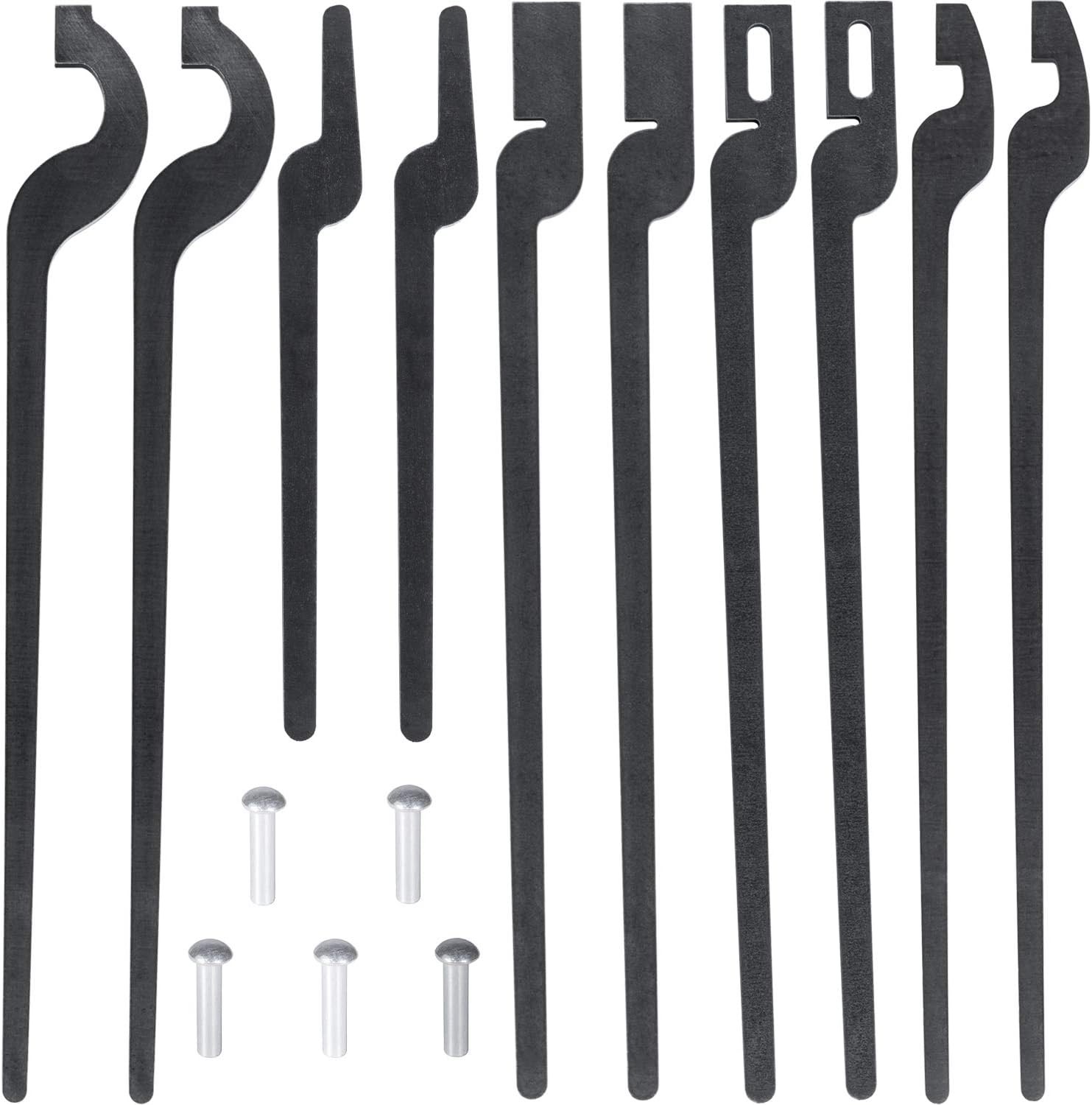 DIY Rapid Tongs Bundle Set - Blacksmith Five Types of Tongs Bundle Set Comes wit