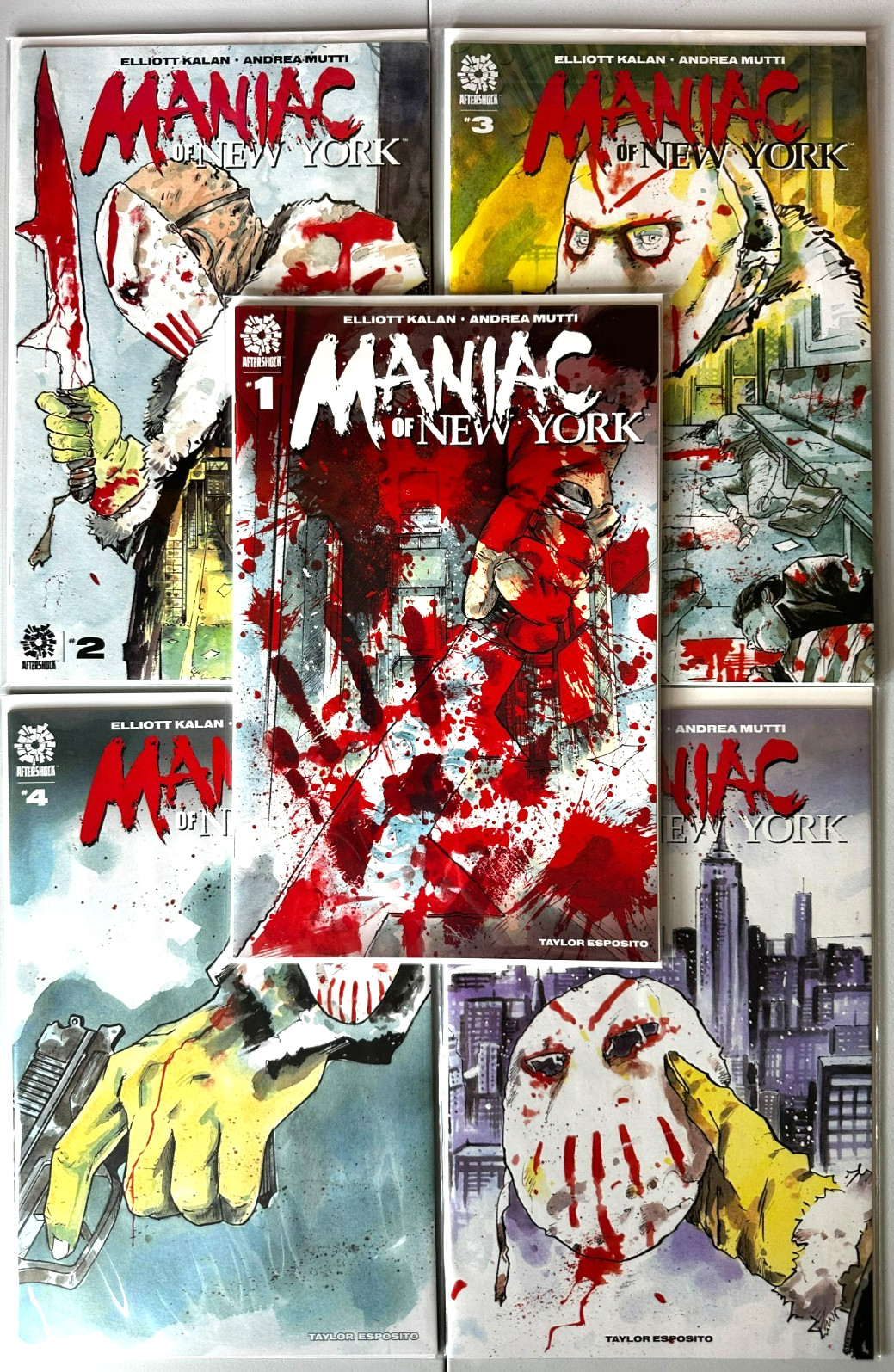 MANIAC OF NEW YORK Full Set # 1 2 3 4 5 2021 Aftershock Comics VF-NM