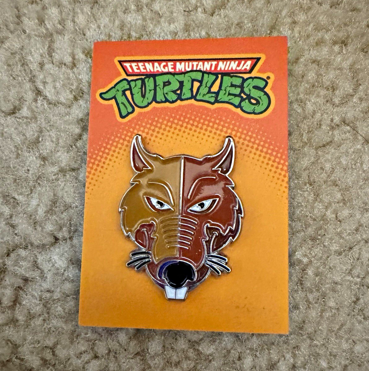 Splinter Pin by Tom Whalen BNG TMNT Teenage Mutant Ninja Turtles New Enamel