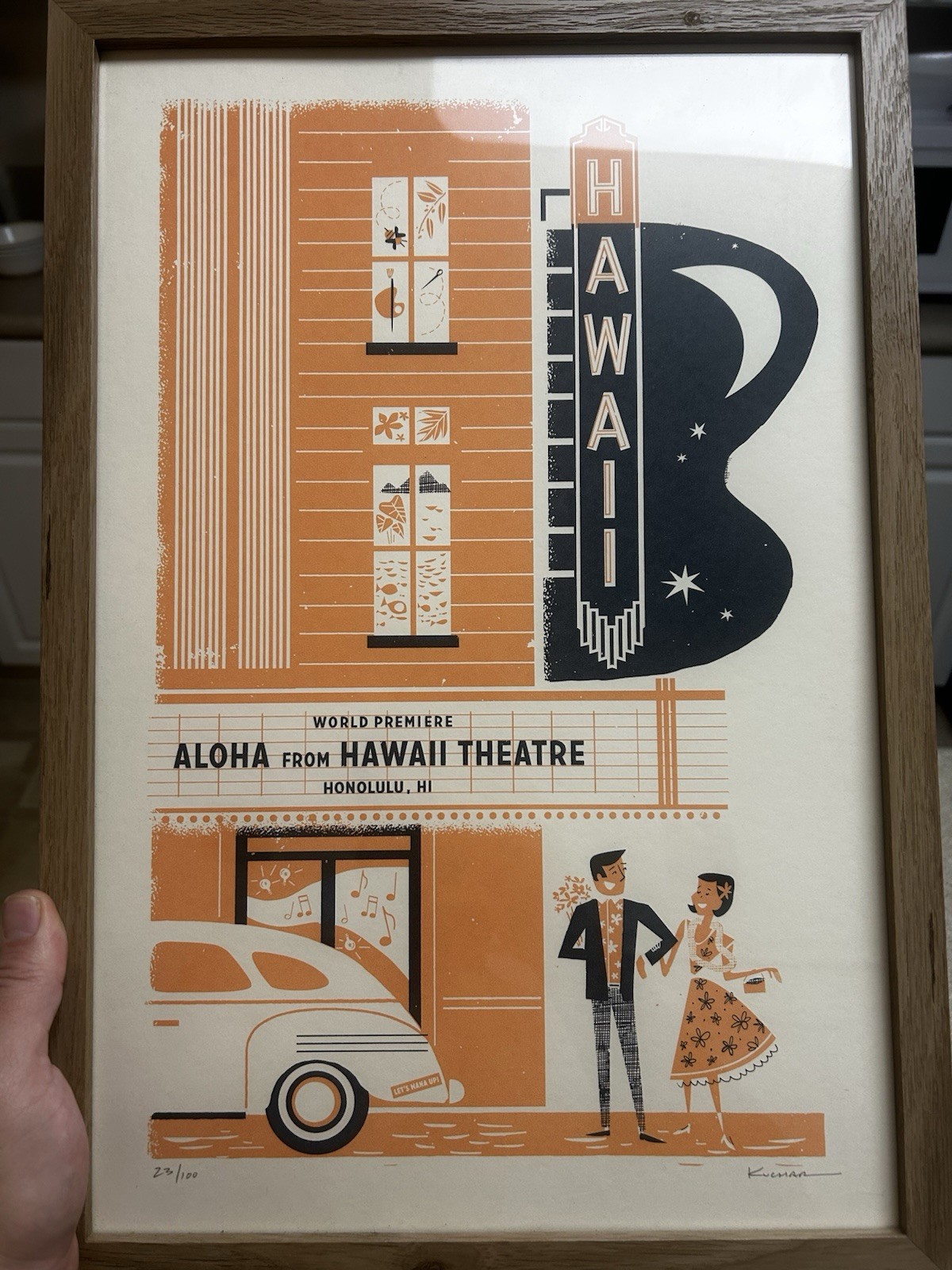Aloha From Hawaii Theatre Art Set