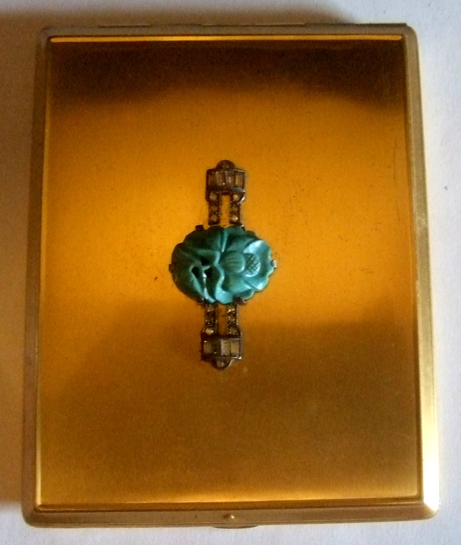 Art Deco Cigarette Case 1930's Style FILLQUIK Brand Great Look