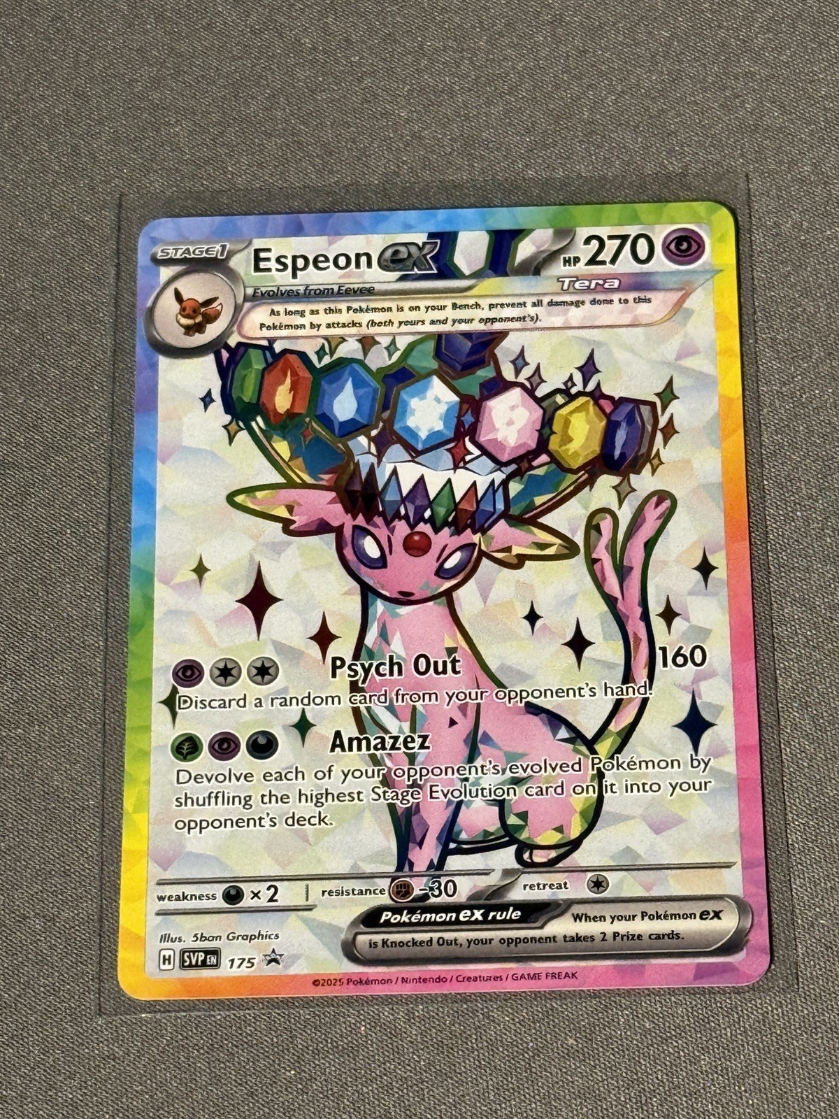 Espeon ex SV: Scarlet & Violet Promo Cards #SVP 175