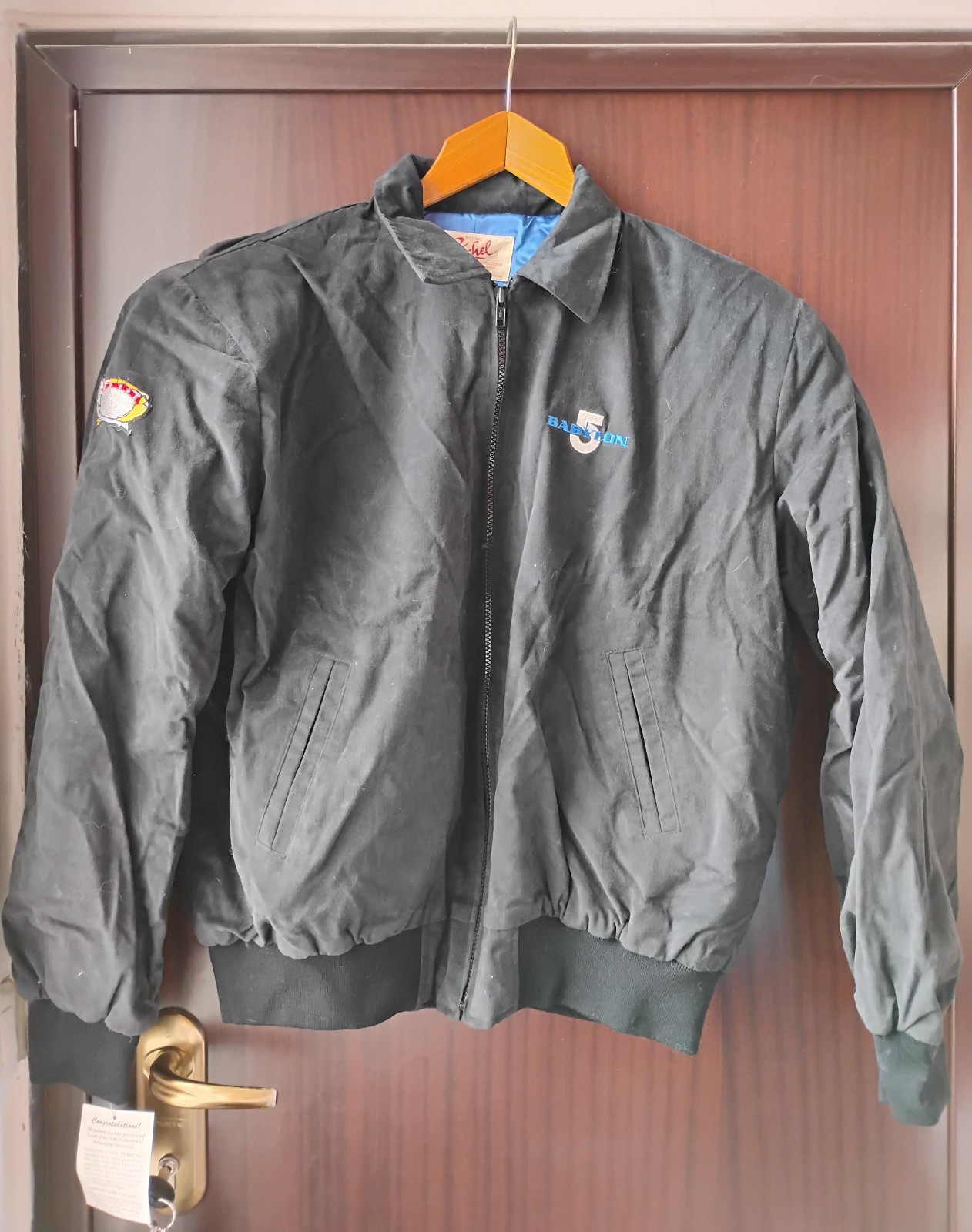 BABYLON 5 Fan Club Third Season Jacket SICKLE Original NOS Never Worn Size L