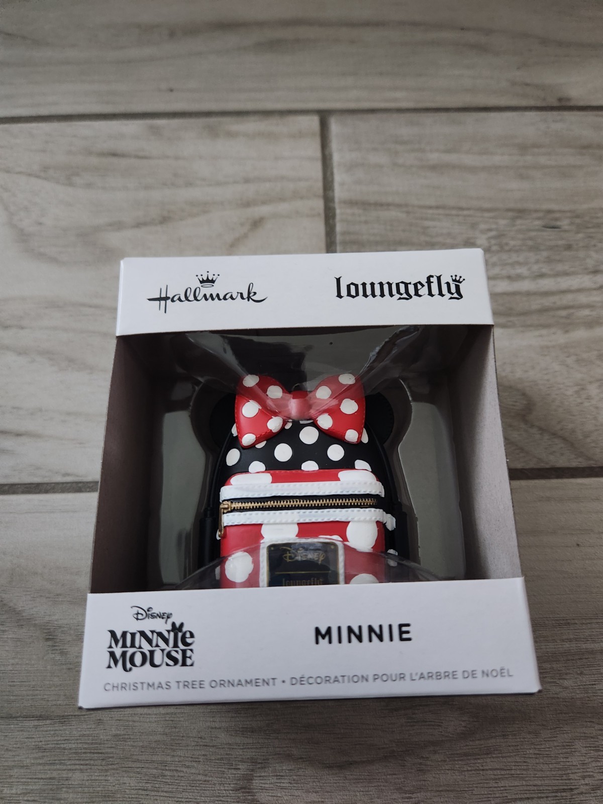 Hallmark Loungefly Disney Minnie Mouse Backpack Christmas Ornament