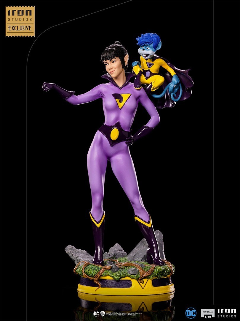Iron Studios Wonder Twins Jayna Gleek 1/10 Art Scale Statue DC Comics CCXP Limit