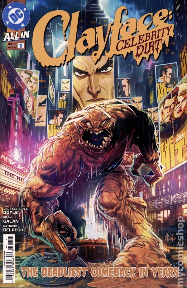 Clayface Celebrity Dirt 1A VF 2026 Stock Image