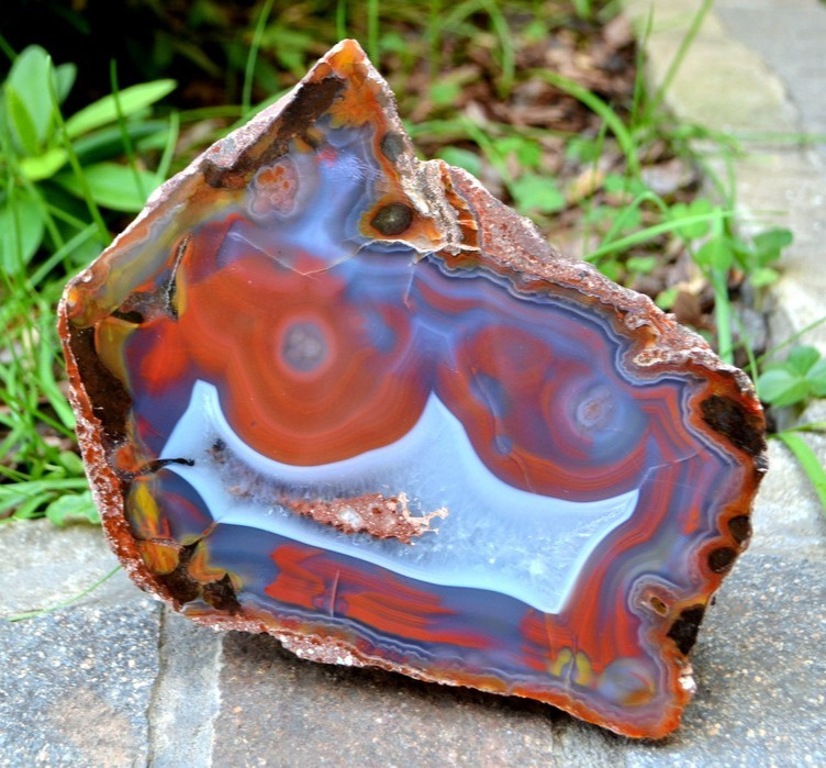 Big Condor Agate from Argentina * rare * Collector Piece extra large 5.29 lbs