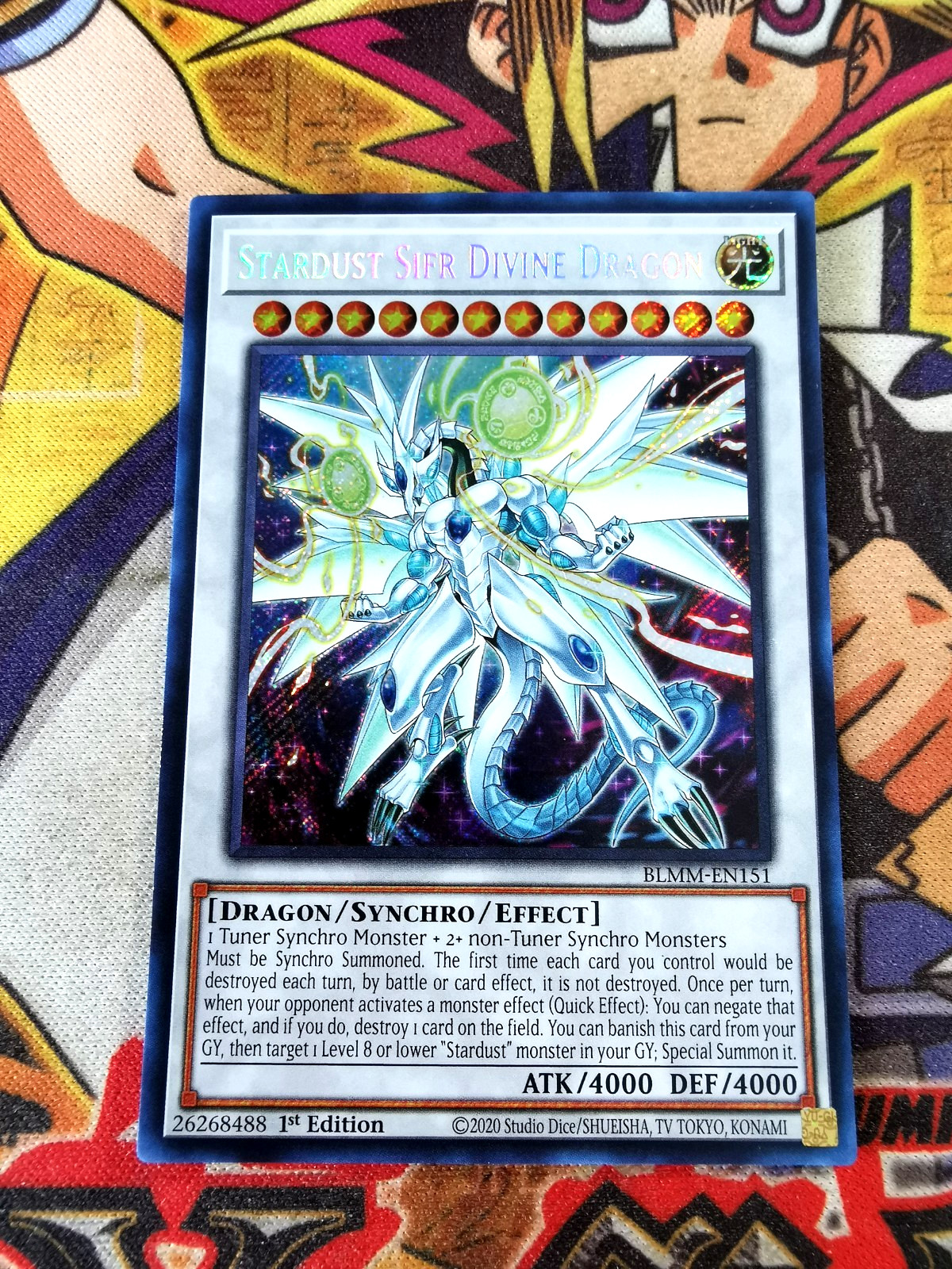 Stardust Sifr Divine Dragon blmm-en151 1st Edition (M/NM+) Secret Rare Yu-Gi-Oh