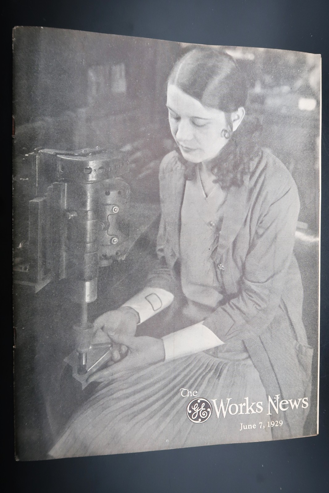 Vtg June 1929 General Electric News Schenectady Works Magazine Paper GE History