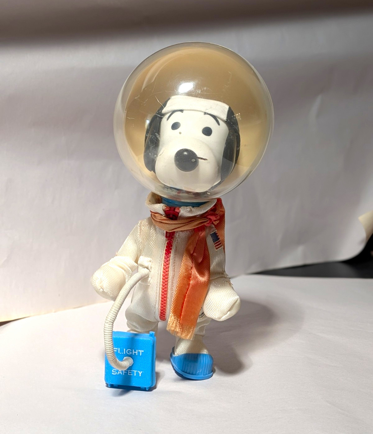 Vintage 1969 Astronaut Snoopy NASA Flight Safety Doll