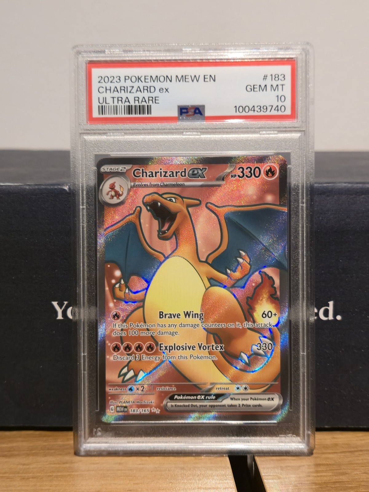 PSA 10 2023 POKEMON CHARIZARD SV151 ULTRA RARE HOLO #183/165 PSA 10 2023 POKEMON CHARIZARD SV151 ULTRA RARE HOLO #183/165