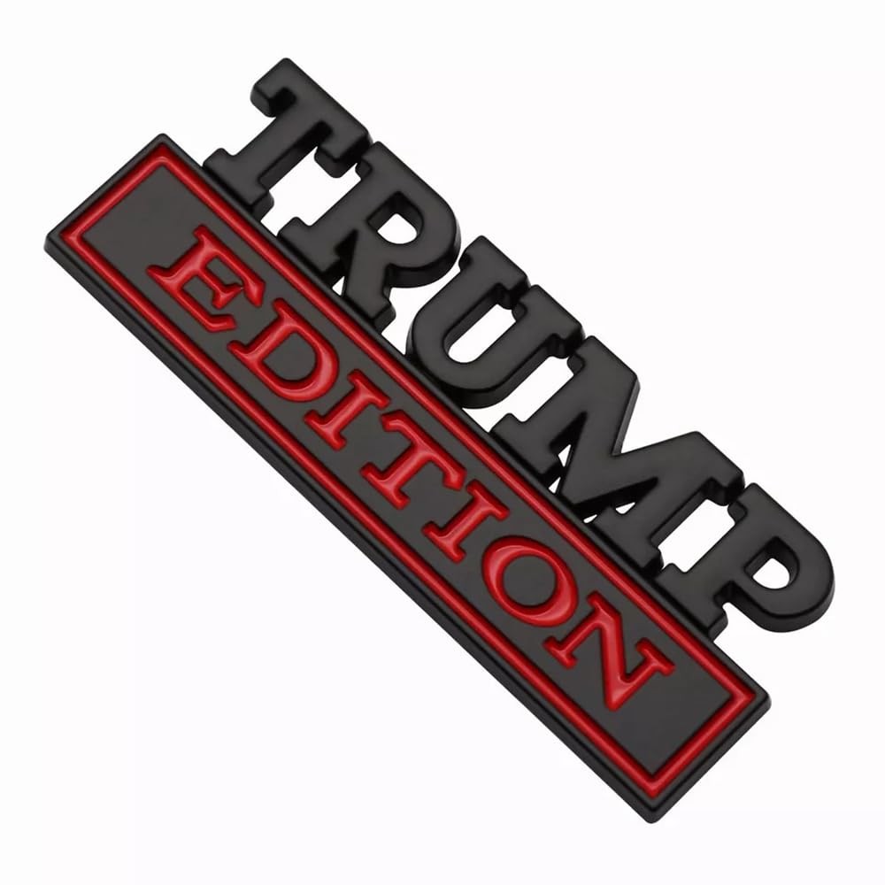 1PCS Trump Edition Emblem 3D Badge Stickers Decal Replacement for Car Truck SUV 