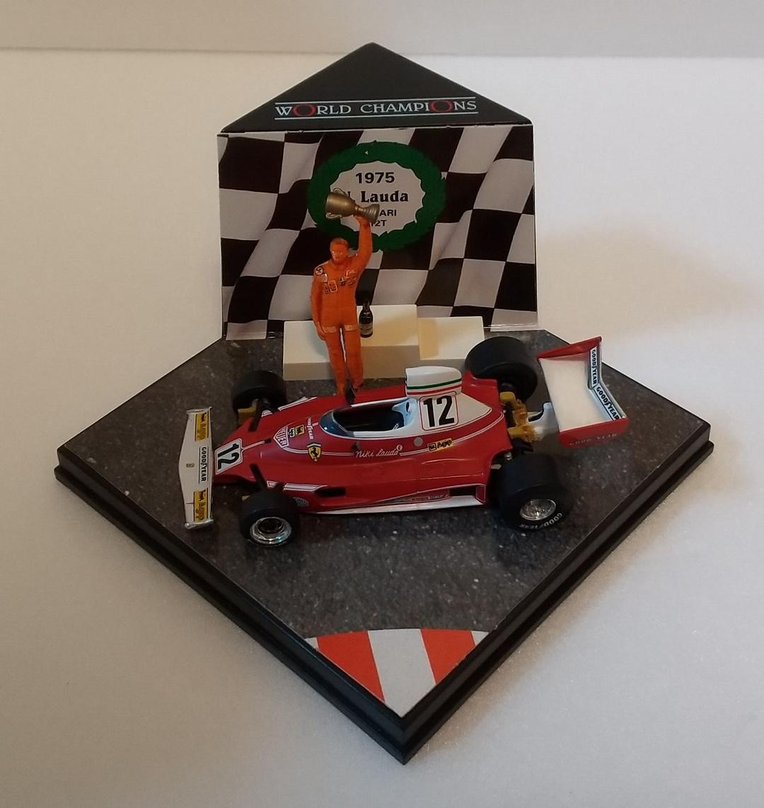 Vitesse Quartzo 1/43 Ferrari 312T #12 Niki Lauda 1975 World Champion Model