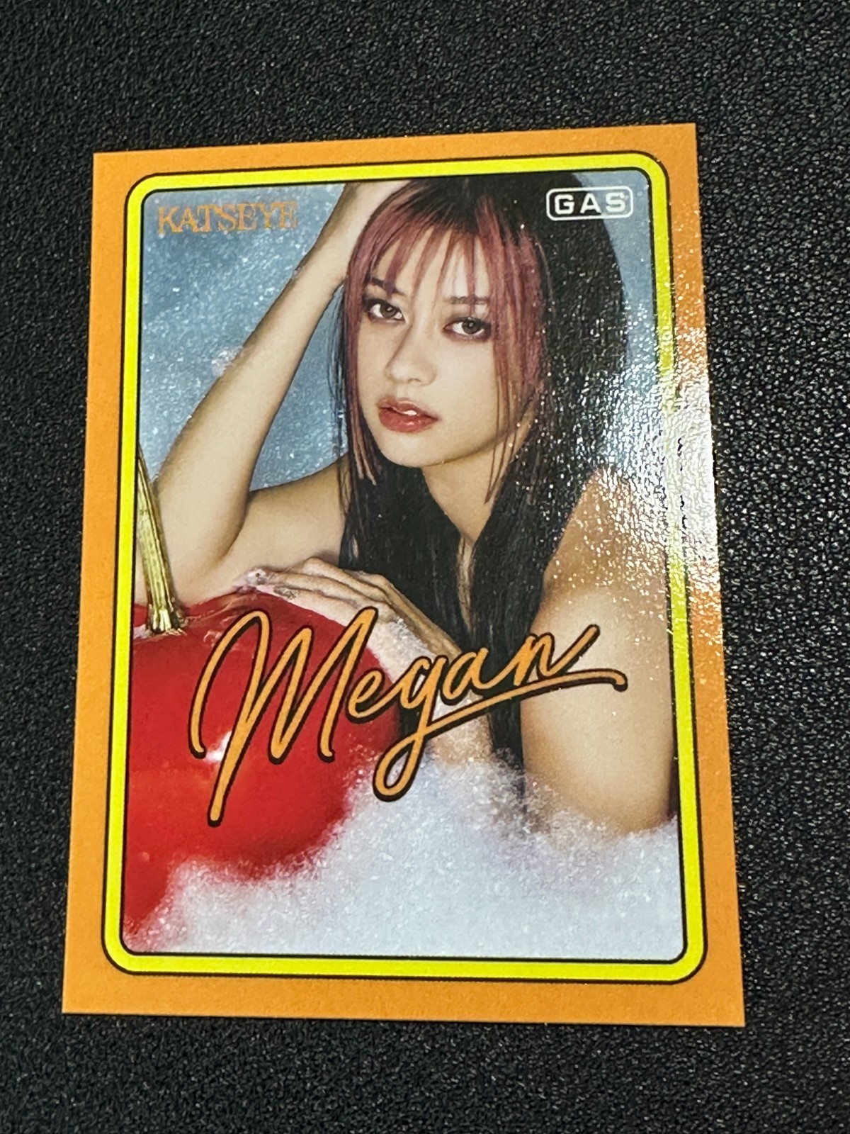 2025 KATSEYE x GAS Megan Skiendiel Trading Card Photocard PC Hybe Geffen