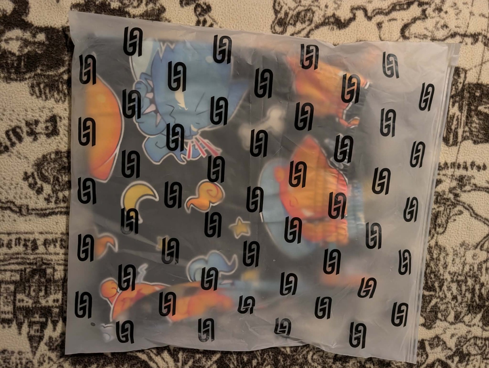 Gamersupps Sinder Pajama Pants New Large Pyro Pups Vtuber