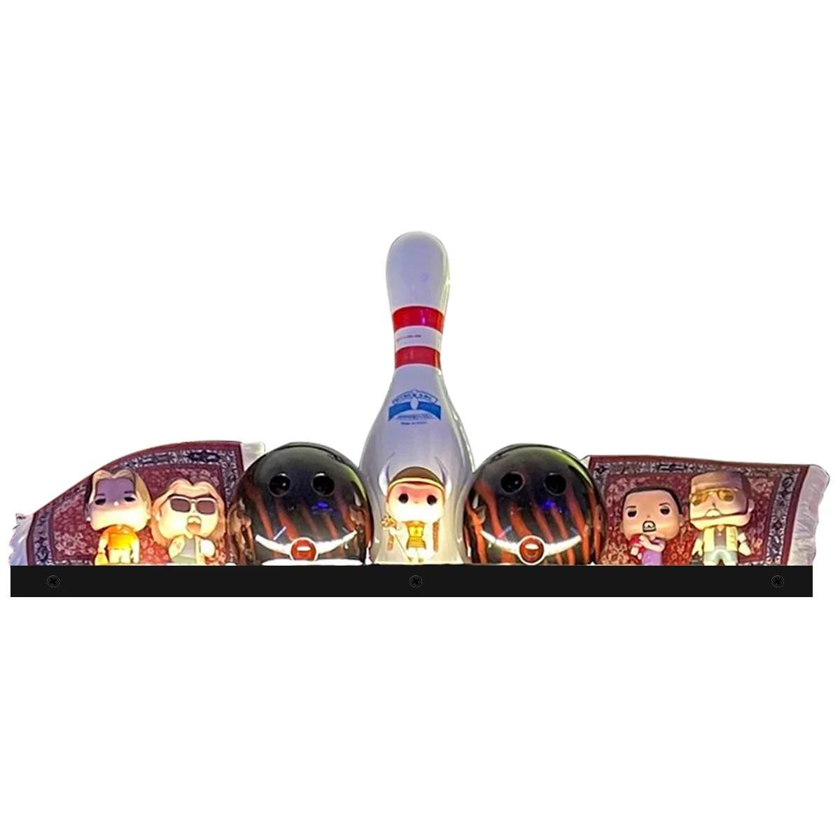 The Big Lebowski Pinball Topper Acrylic LED RGB Topper for Pinball Machine