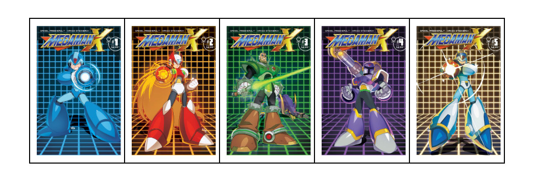 Mega Man X #1 2 3 4 5 MAIN Cover A SET Lot 2026