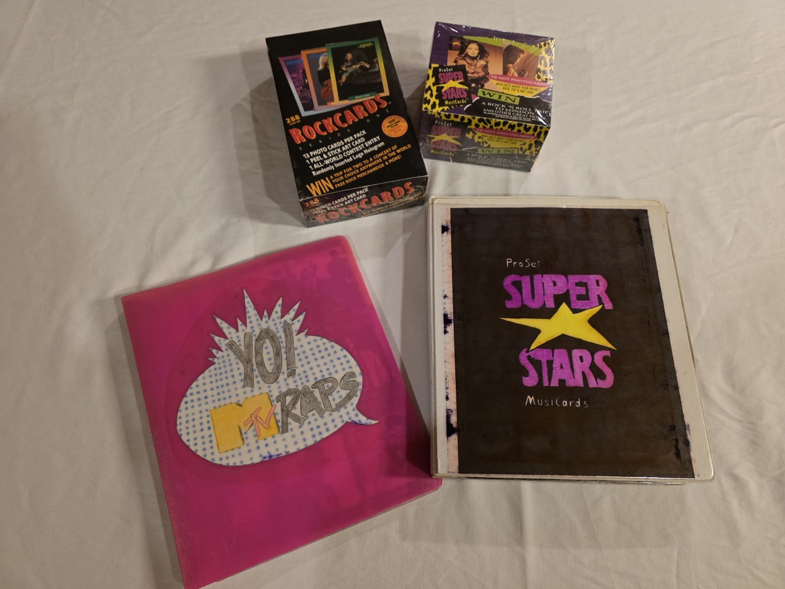 1990 Pro Set Musicards Collection Sealed Boxes Complete Sets MTV Raps RockCards