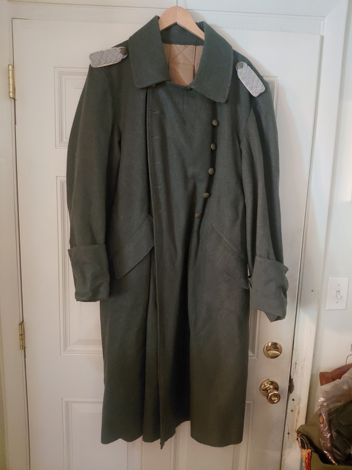 Reproduction German 40 pattern Overcoat. Size 46 