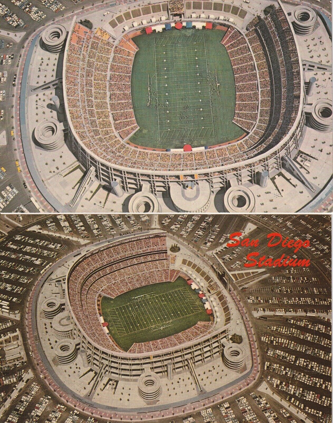 (2) San Diego Stadium Postcards - Former Home of the Padres, Chargers, Aztecs #2
