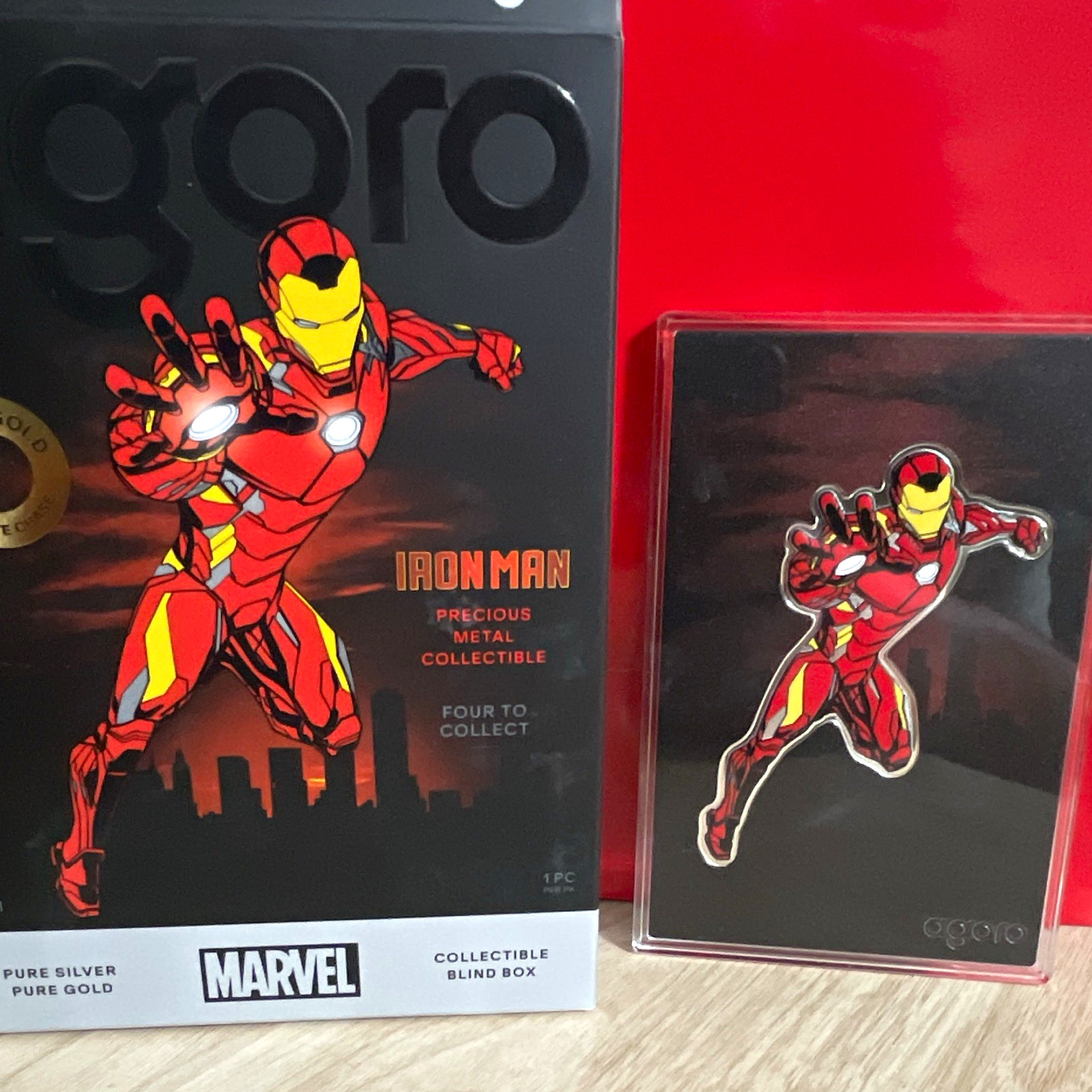 agoro Marvel Iron Man 1/2 oz Fine Silver Collectible Matte Limited Edition 2023