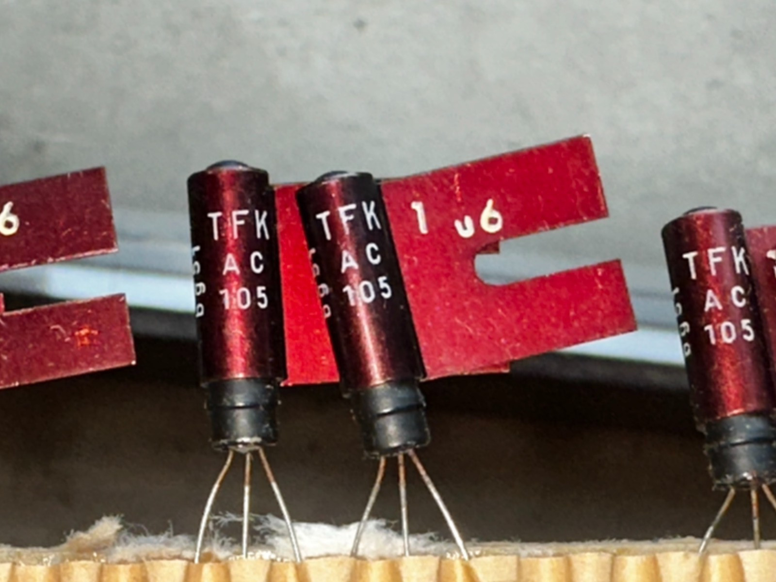 NOS 2 x Vintage Rare TFK Germanium Transistor AC 105 PAIR