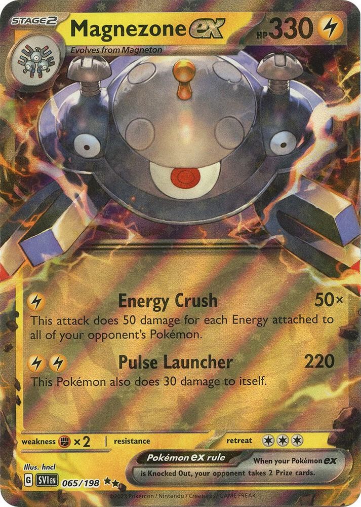 Magnezone ex Double Rare Holo SVI 065/198 NM