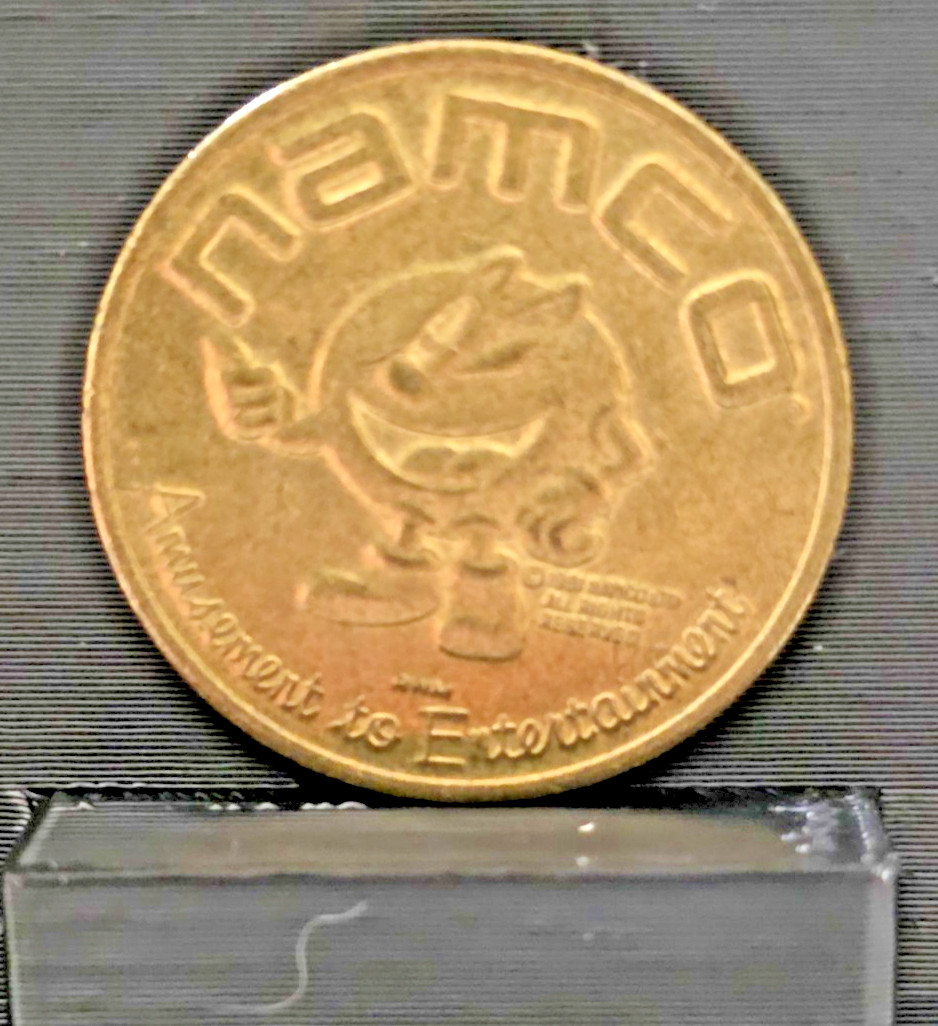 NAMCO 1991 Pac-Man Arcade Game Token Coin Vintage Amusement To Entertainment