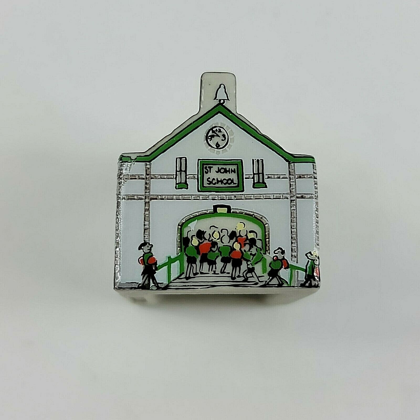 St John School Wade Whimsey in the Vale Miniature Porcelain England 1993 w32