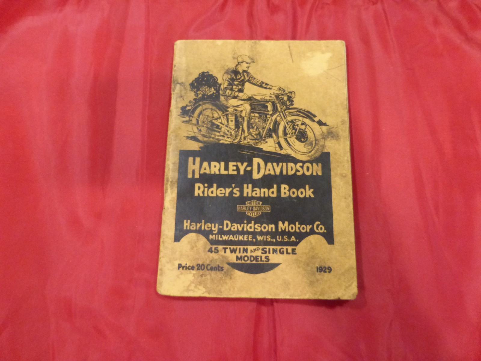 Harley Davidson 929 Riders Hand Book Owners Manual Harley Davidson 929 Riders Hand Book Owners Manual