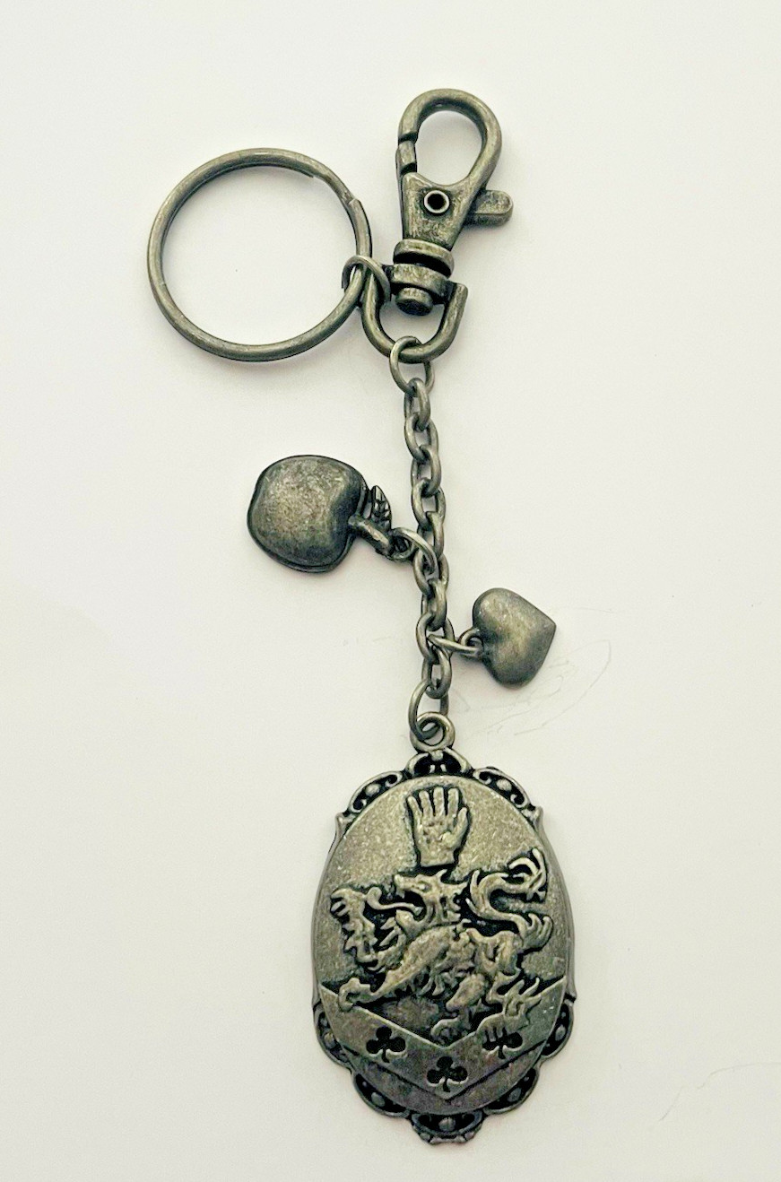 Twilight Cullen Family Crest Metal Bag Charm Keychain with Charms Pewter
