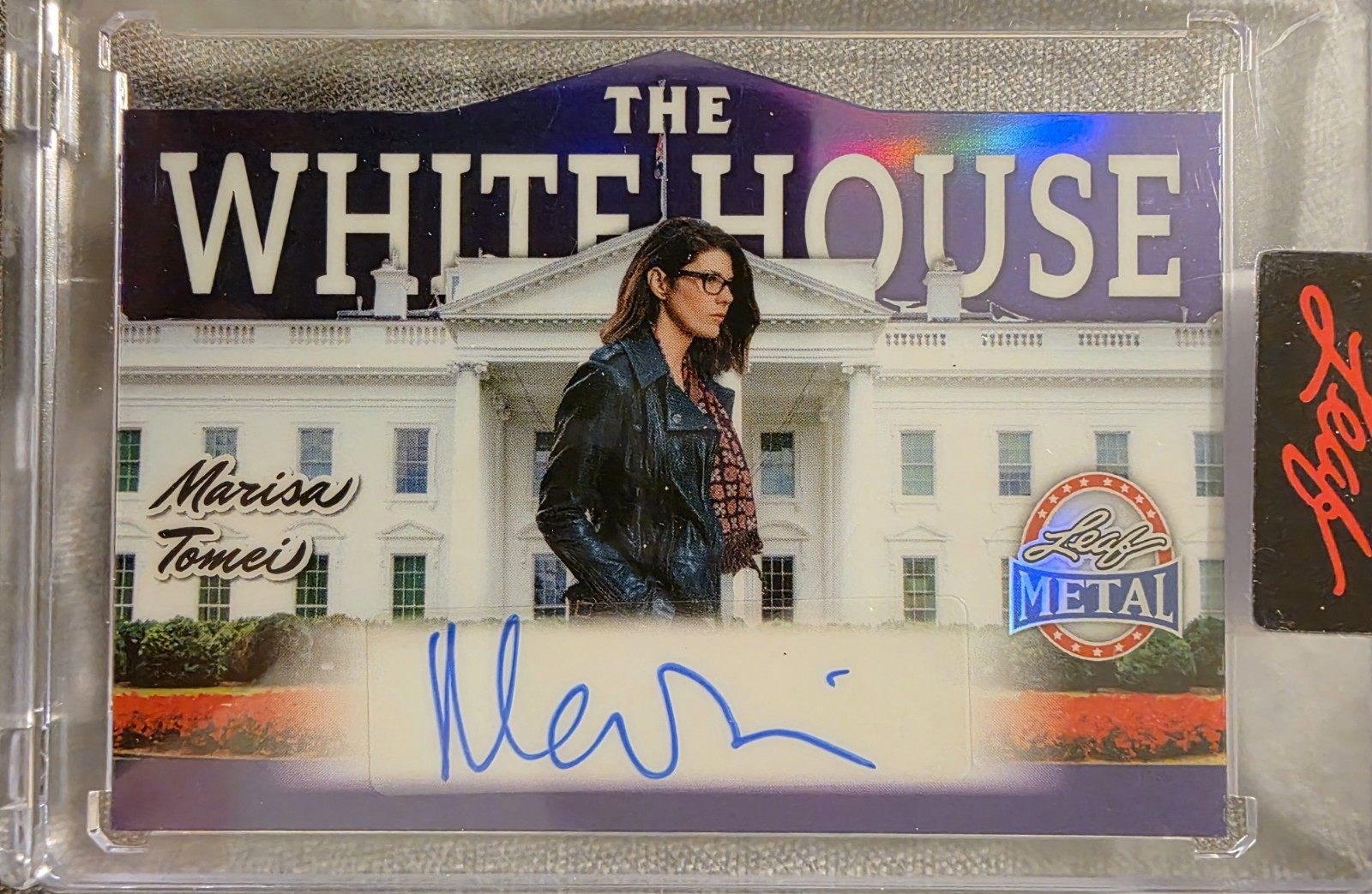 2025 Leaf Metal Presidents' Day The White House Auto MARISA TOMEI 5/5 Autograph