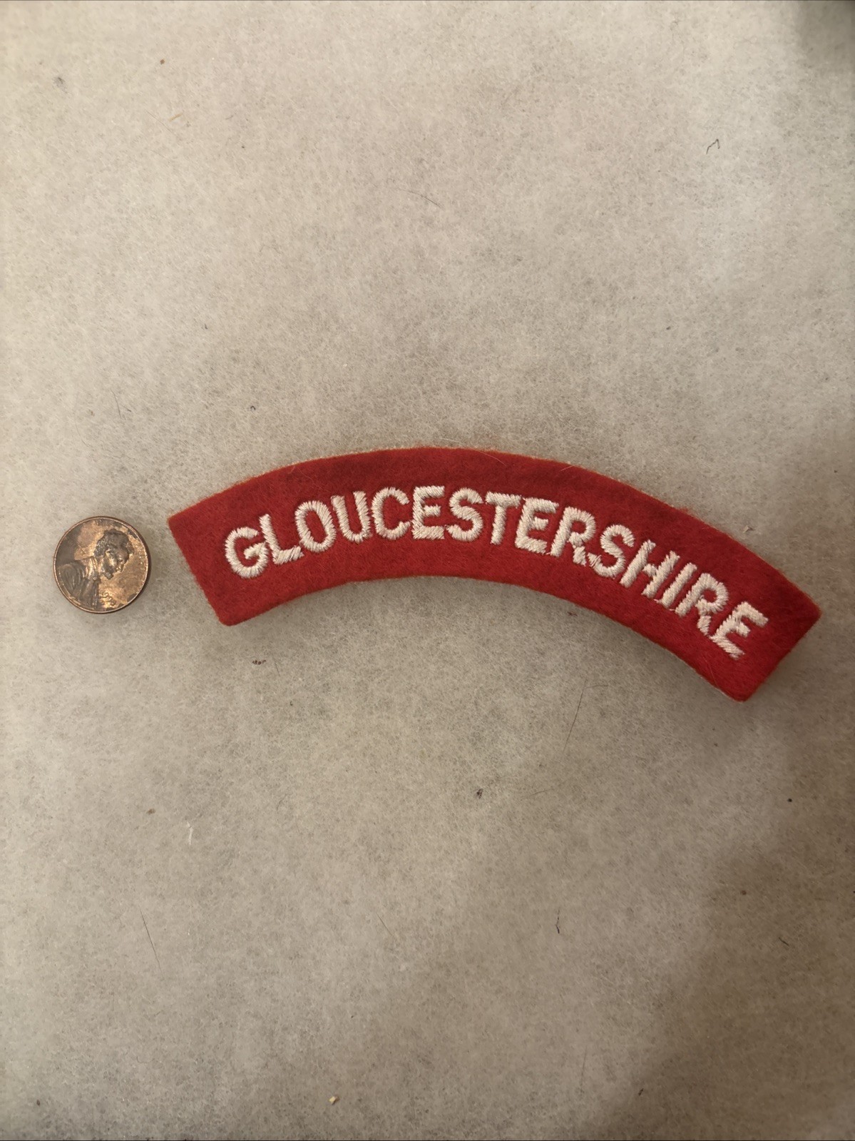 Royal British Army Gloucestershire Regiment shoulder patch