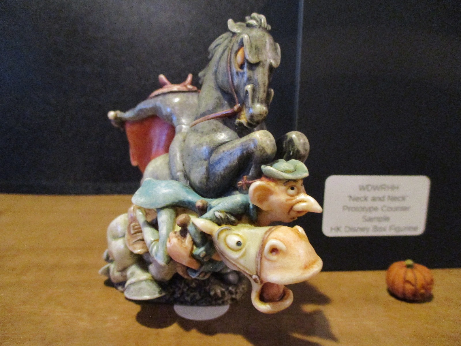 Prototype Counter Sample Disney Harmony Kingdom Neck and Neck RARE