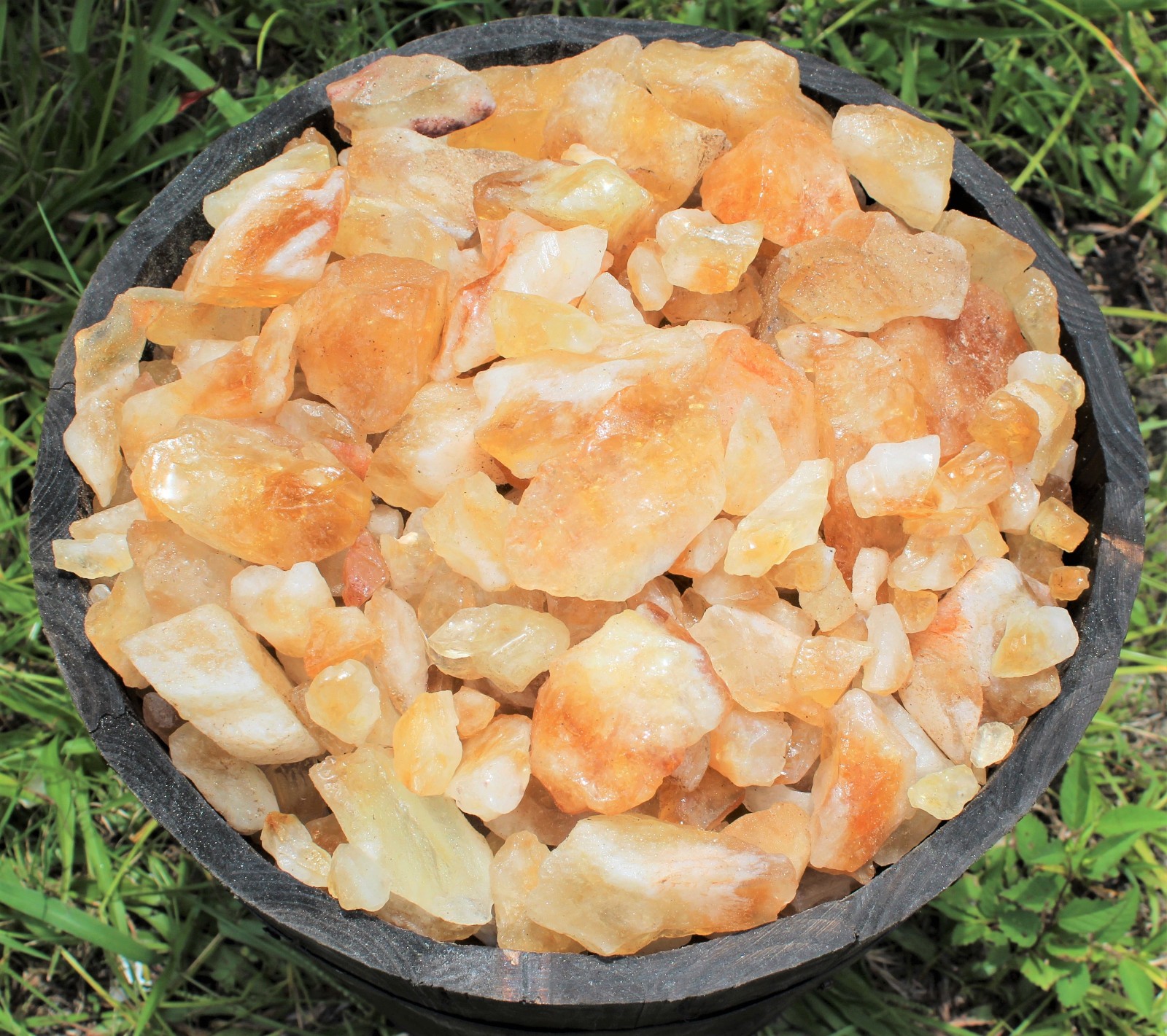 11 lb Wholesale Rough Stone Buckets - Chose Your Gemstone (Raw Crystal Bulk Lot)