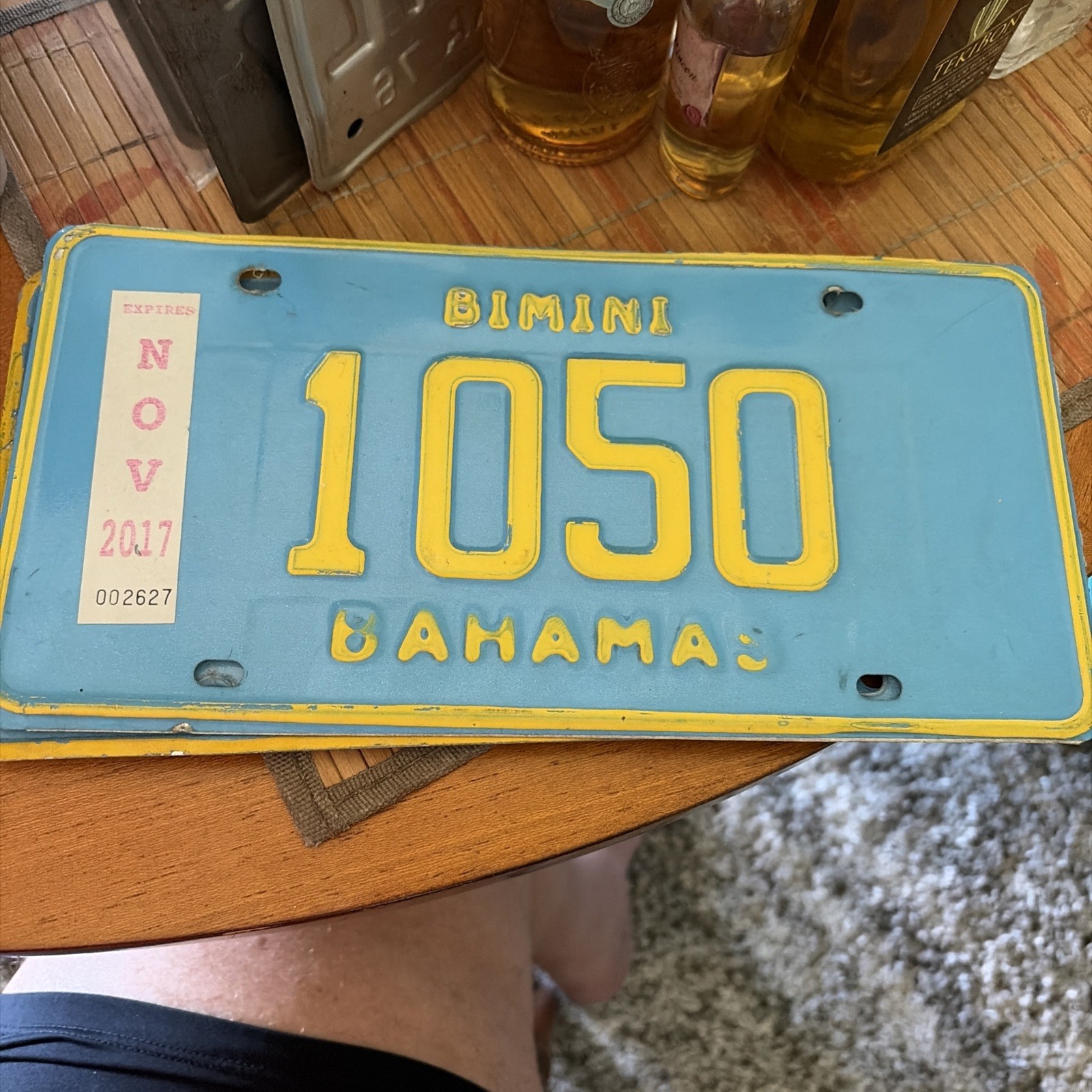 Bahamas License Plate, Bimini
