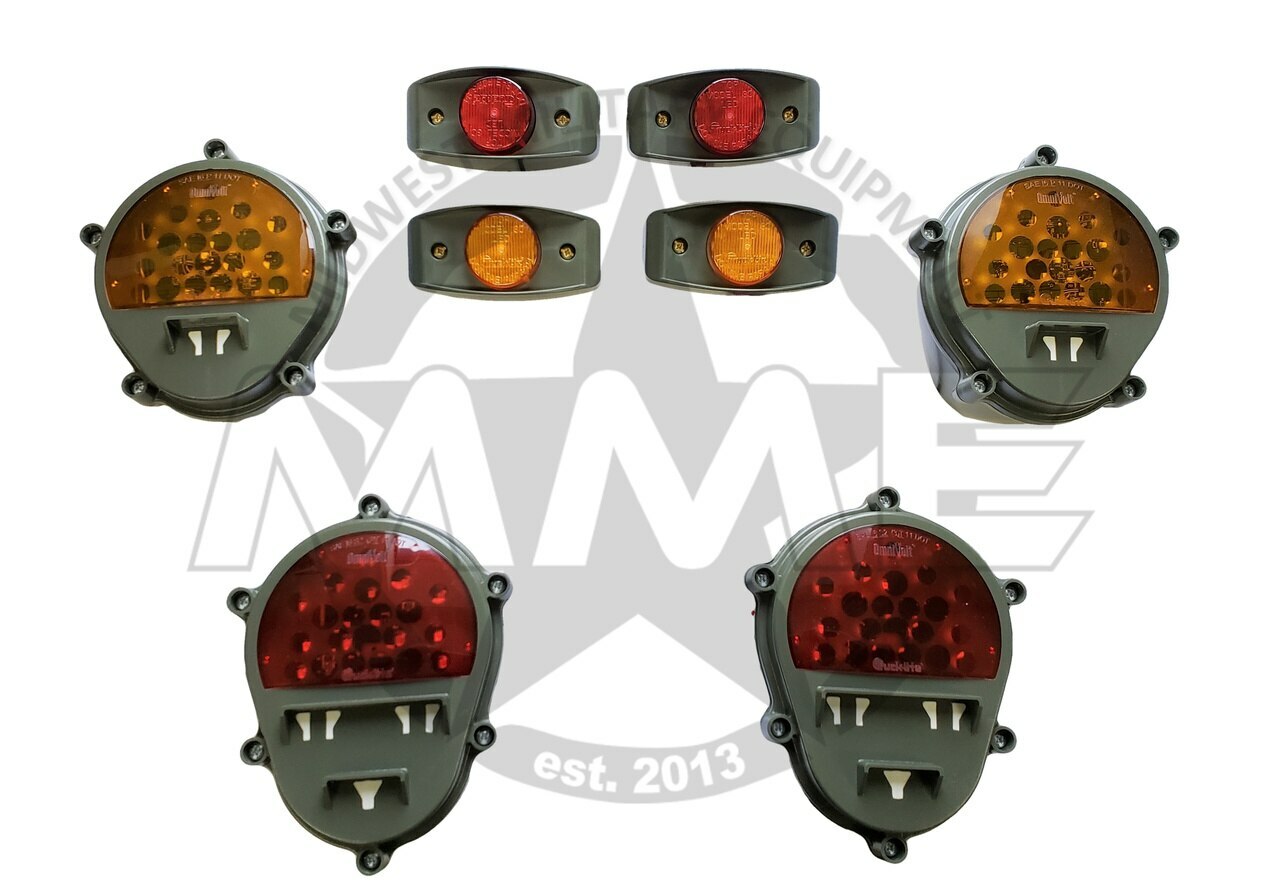  LED LIGHT CONVERSION KIT W/BUCKET (Green) For h1 Hummer humvee Am General m998 
