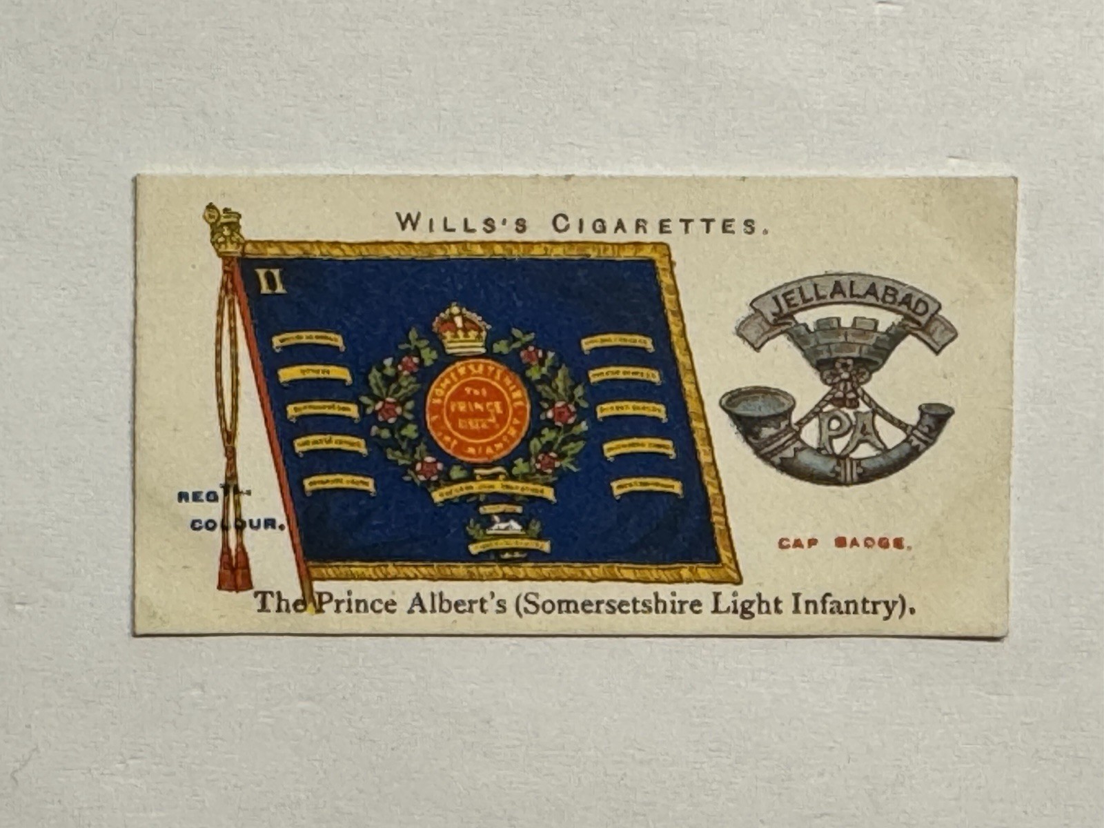 1908-1912 Wills's Cigarettes The Prince Albert's Somersetshire Light Infantry 17