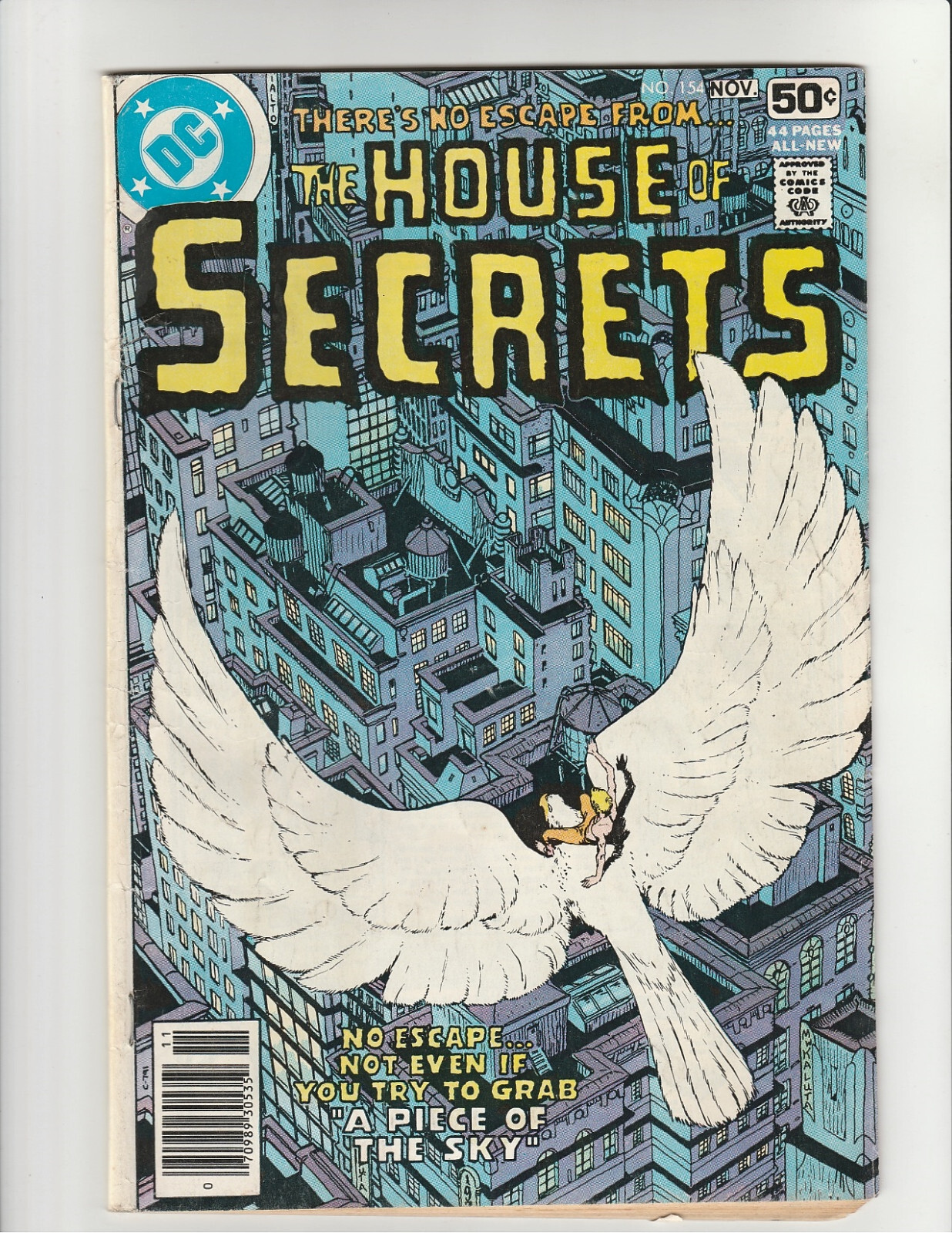 House of Secrets #154 (Nov 1978) Bronze Age Horror DC Comics (4.5) Very Good+