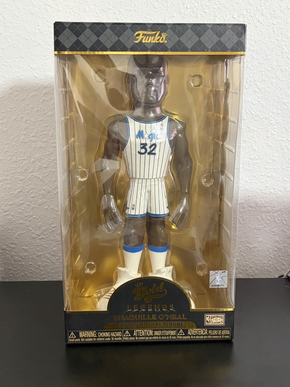 Shaquille O'Neal Funko Pop Gold Legends 12-inch Figure Orlando Magic #61157