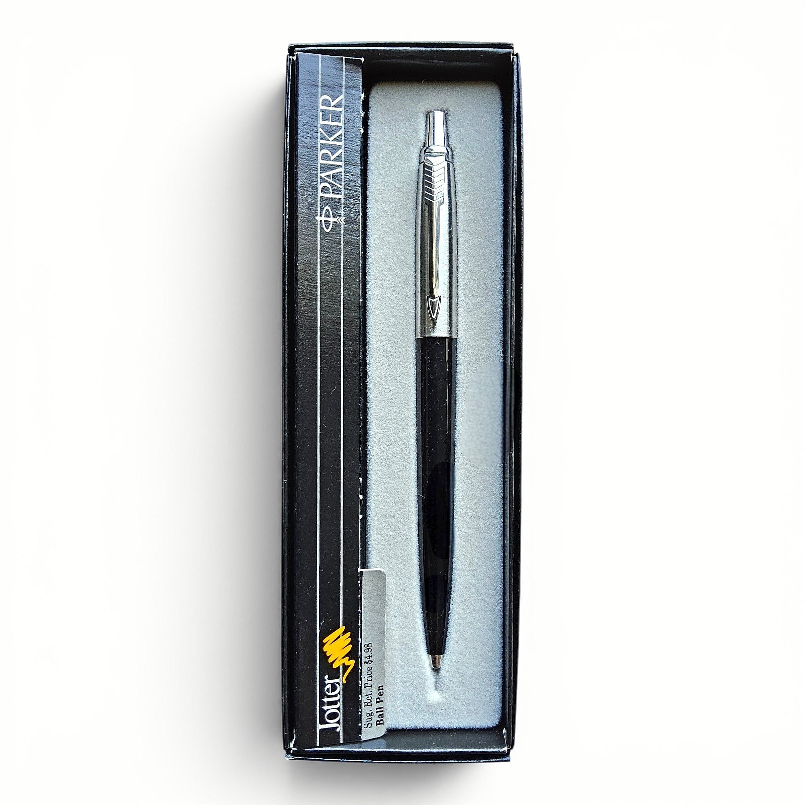 Vintage Parker Jotter Black Parker Logo Top 1990's NEW