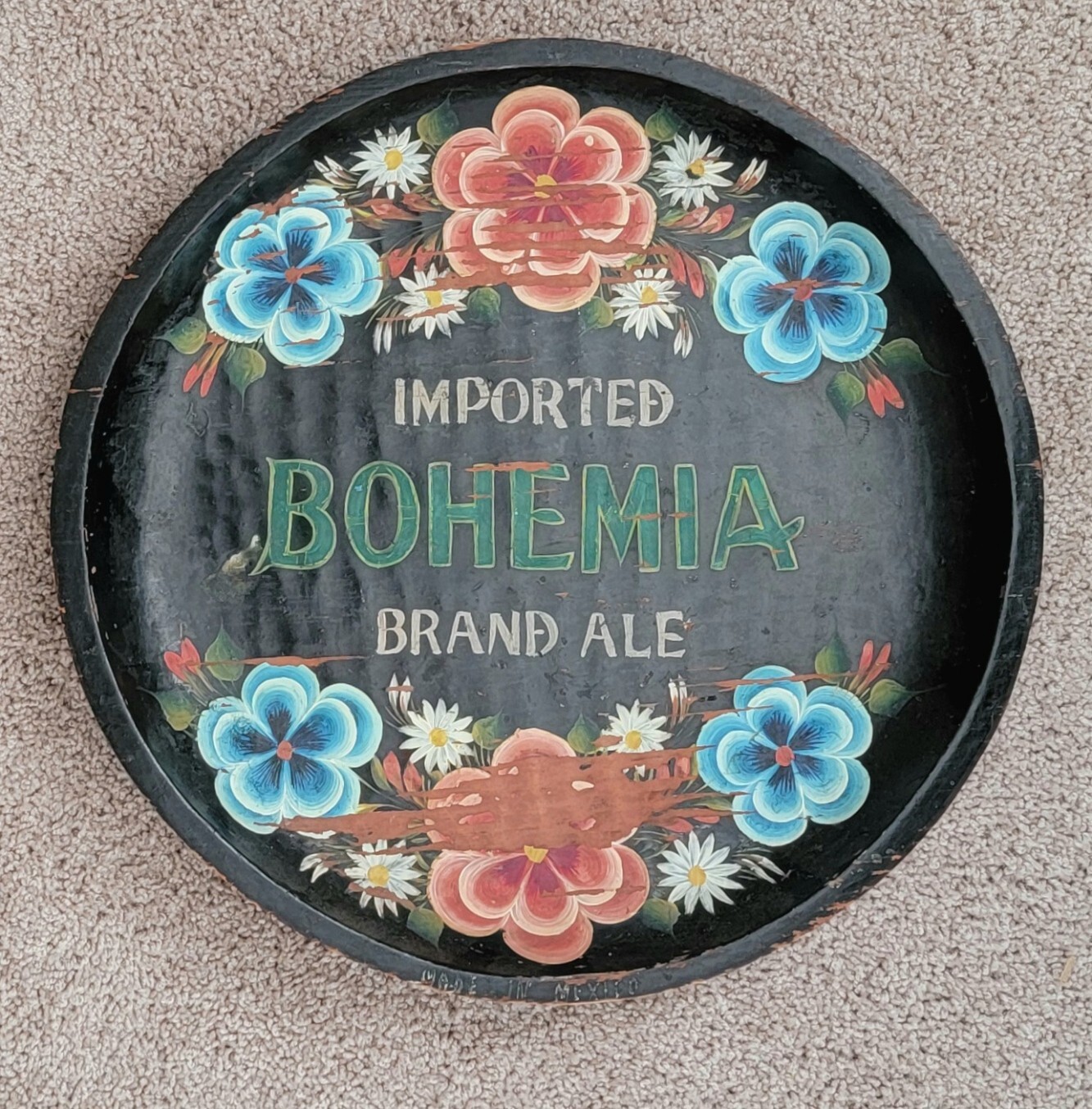 Vintage BOHEMIA Ale Mexican Batea 17\