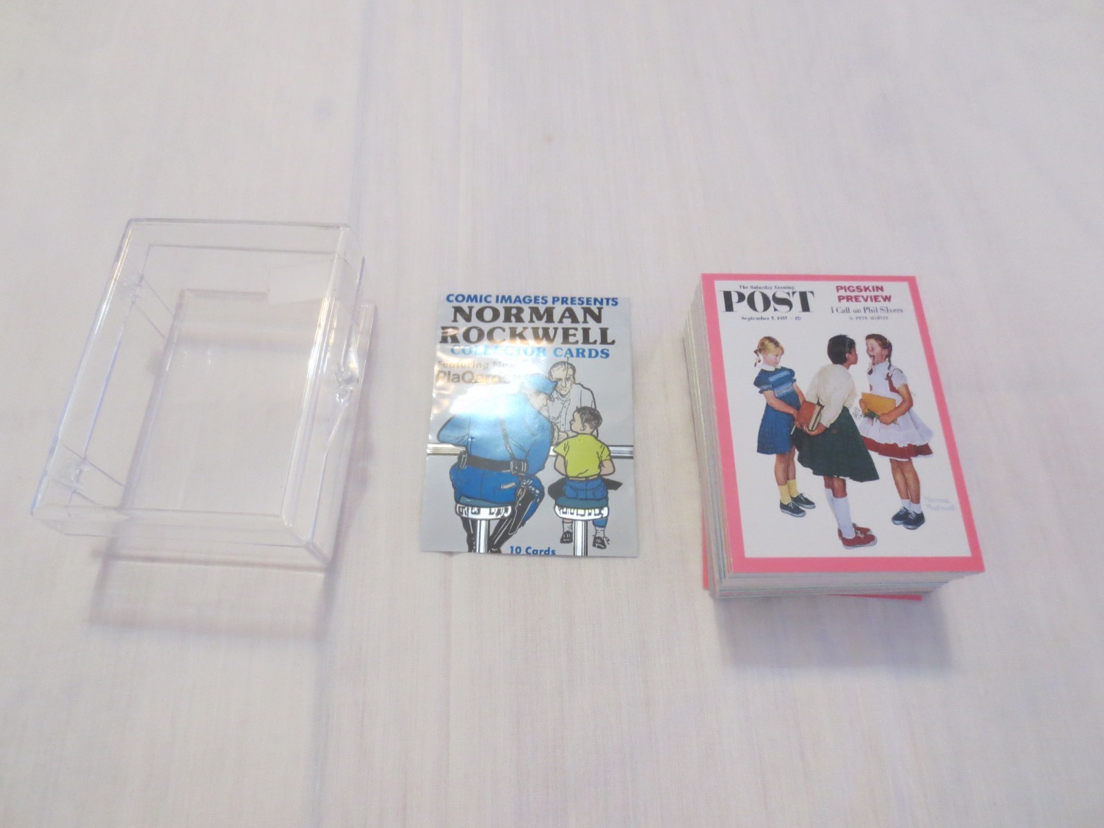 1993 Norman Rockwell 1 Saturday Evening Post Base Trading Card Set 90 Cards