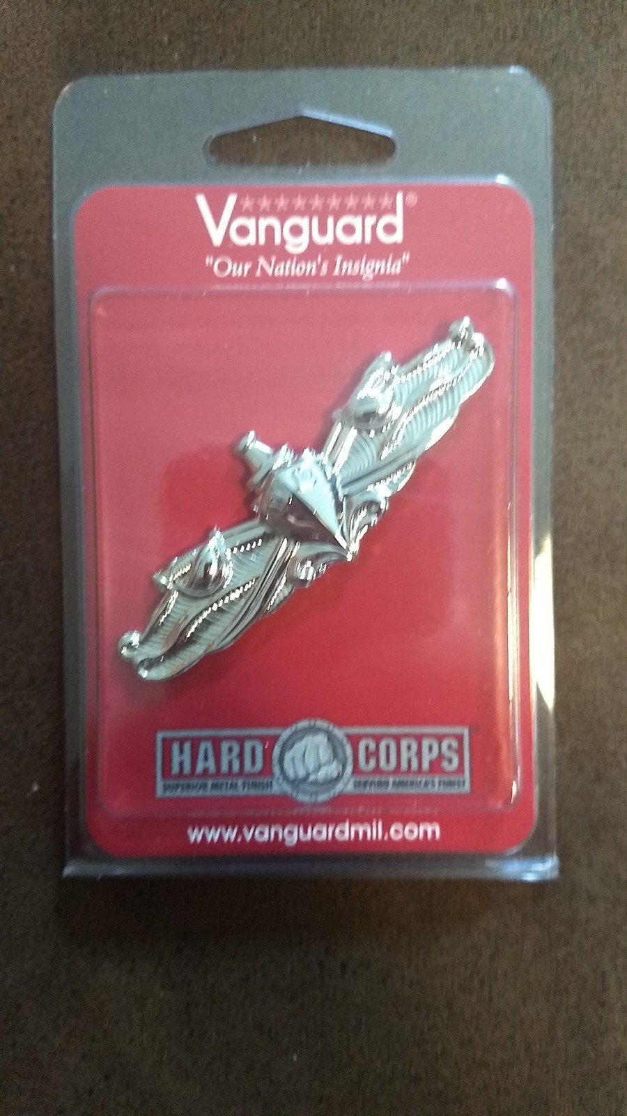 Vanguard NAVY BADGE: SURFACE WARFARE ENLISTED - REGULATION SIZE, MIRROR FINISH