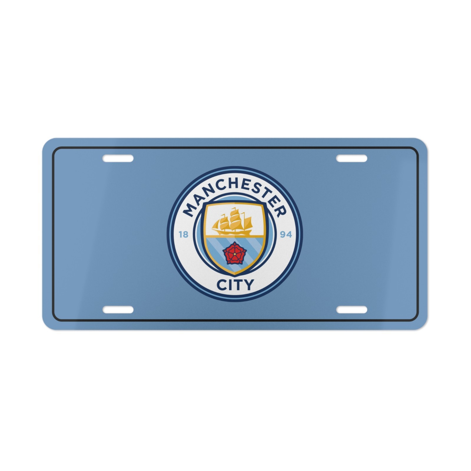 Manchester City Vanity License Plate – Soccer Team Car Tag Gift for Football Fan