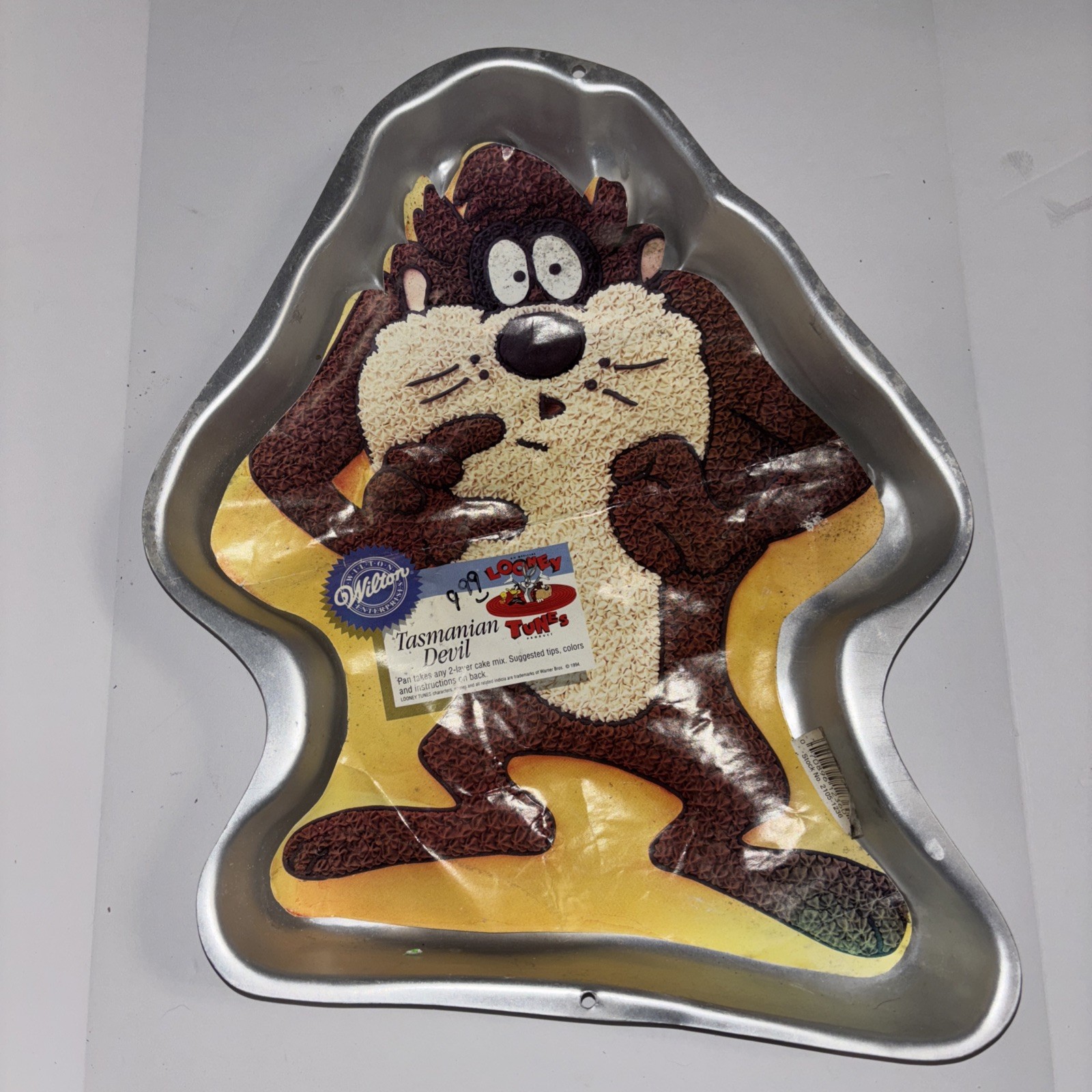 Vintage Wilton-Tasmanian Devil Cake Pan Mold 1995 Retired 070896123602 L25