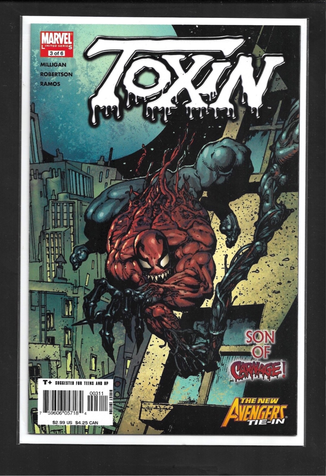 Toxin #3 (2005): Son of Carnage Modern Age Marvel Comics NM (9.4)