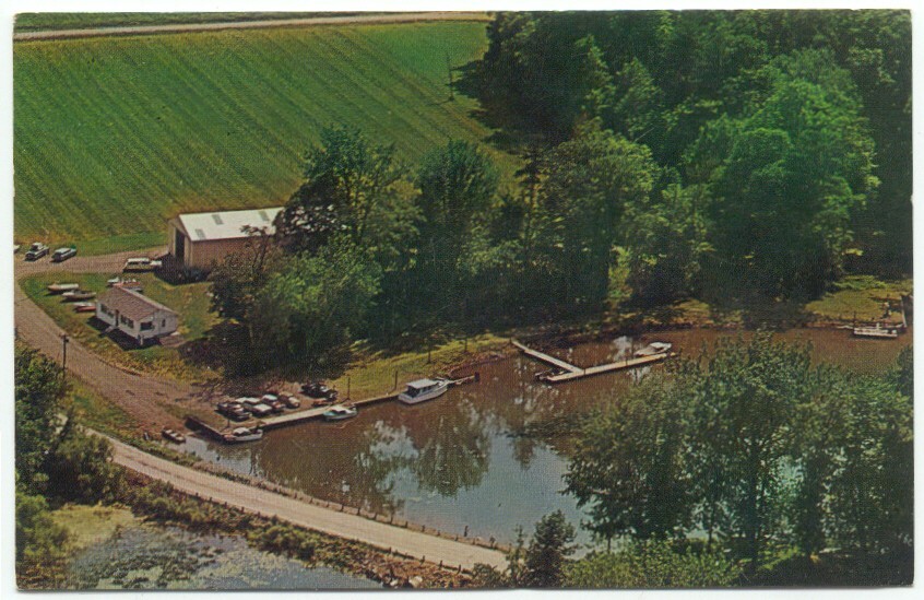 Vergennes VT LeVoyageur Marina Chimney Point Postcard Vermont