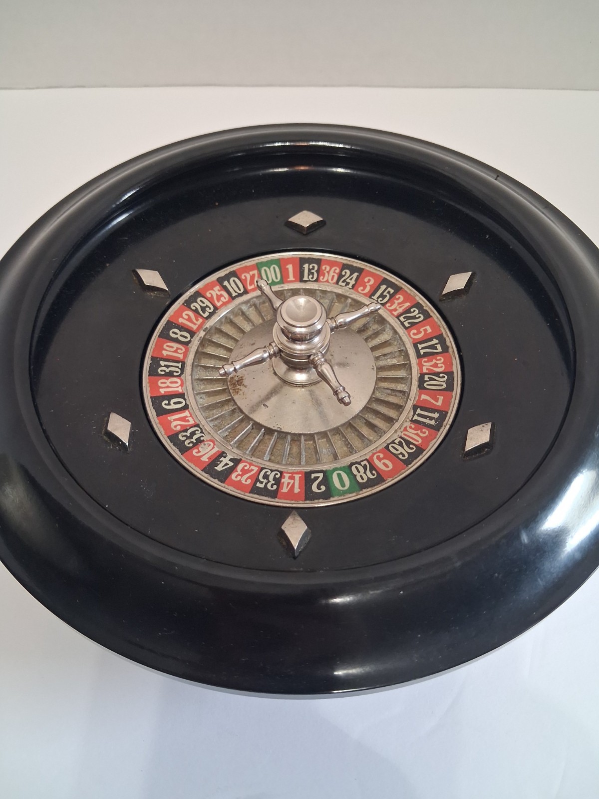 Vintage  Bakelite Roulette Wheel, Josa Games, 1930-1940 Made in USA. Rare 